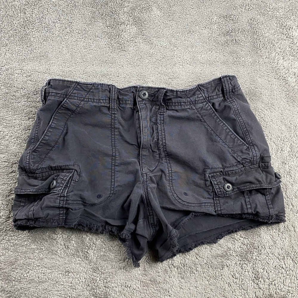 American Eagle Shorts Womens 6 Black Stretch 90s Boyfriend Short